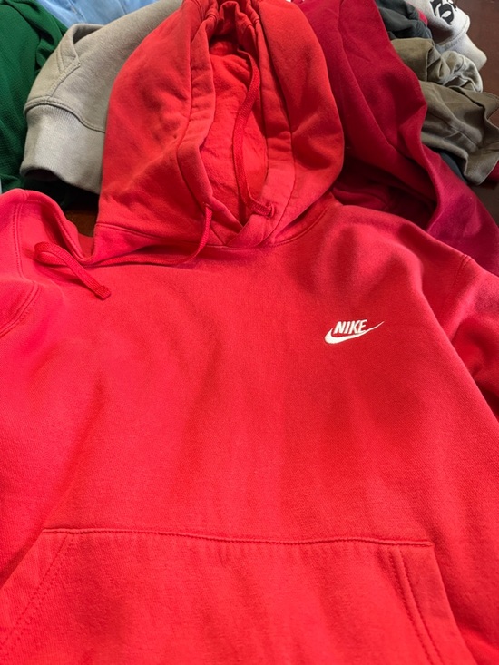 Nike Other - Nike Bright Red Hoodie with White Swoosh